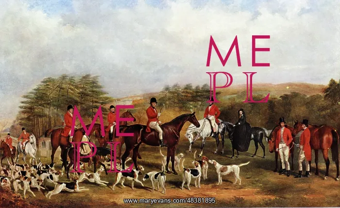 : The Old Surrey Foxhounds, by William Barraud : The Old Surrey Foxhounds, by William Barraud