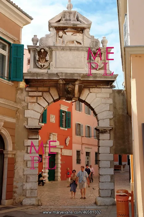 : Old town gate, Rovinj, Croatia : Old town gate, Rovinj, Croatia