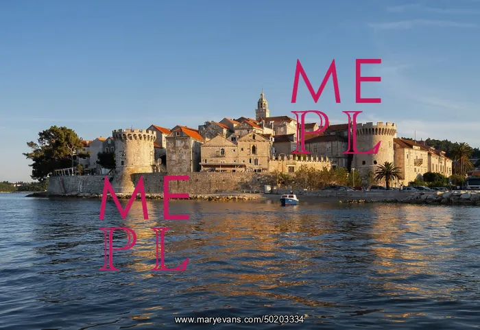 : Old town, Korcula, Croatia : Old town, Korcula, Croatia