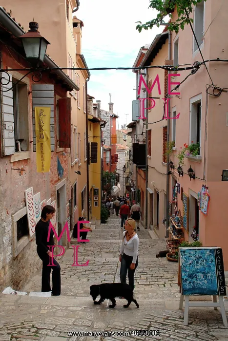 : Part of the old town, Rovinj, Croatia : Part of the old town, Rovinj, Croatia