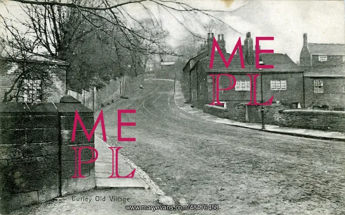 : Old Village, Burley, Leeds, England : Old Village, Burley, Leeds, England