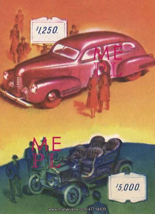 : Old vs. New Model Cars : Old vs. New Model Cars