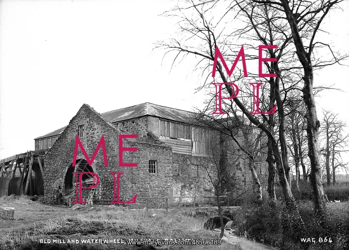 : Old Mill and Waterwheel, Millvale, Ballyclare : Old Mill and Waterwheel, Millvale, Ballyclare