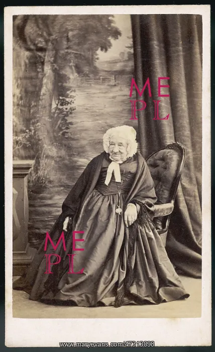 : OLD WOMAN 1860S : OLD WOMAN 1860S