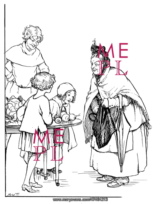  : An old woman comes to tea