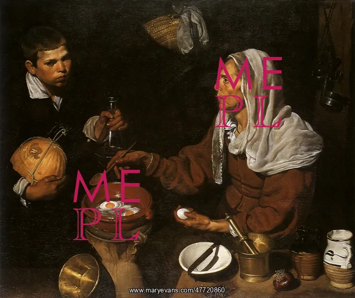 : The Old Woman Cooking Eggs, by Velazquez : The Old Woman Cooking Eggs, by Velazquez