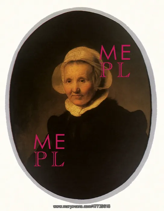  : Old Woman in a White Bonnet