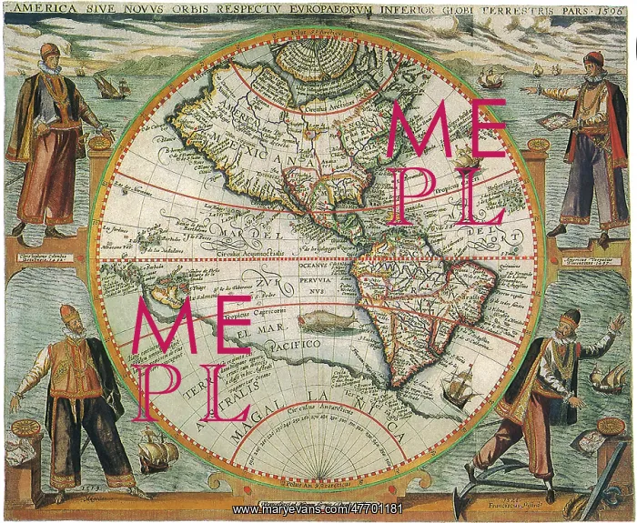  : Old World Map 1597