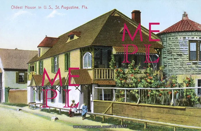 : Oldest House, St Francis Street, St Augustine, Florida, USA : Oldest House, St Francis Street, St Augustine, Florida, USA