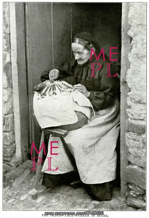 : Oldest lace-worker in bucks 1904 : Oldest lace-worker in bucks 1904