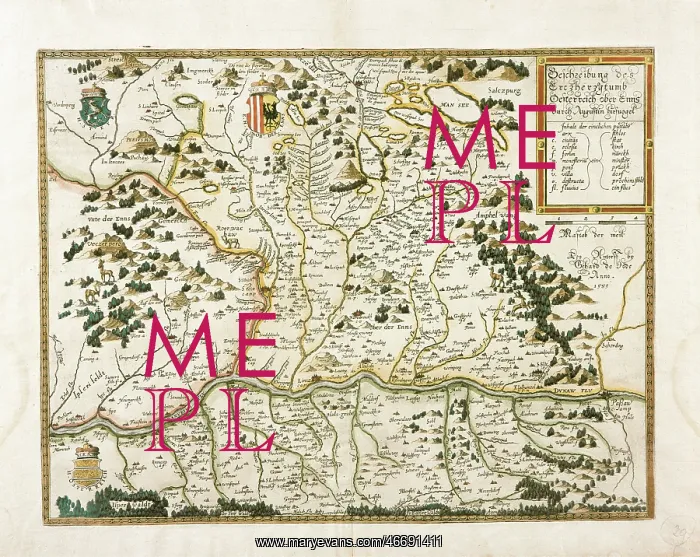 : The oldest regional map of Austria. Description of? : The oldest regional map of Austria. Description of?