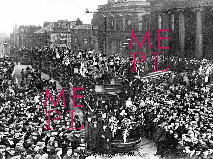  : Oldham First Electric Tram early 1900s