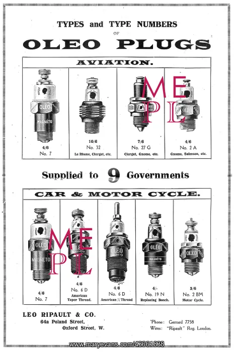 : Oleo Spark Plugs Catalogue : Oleo Spark Plugs Catalogue
