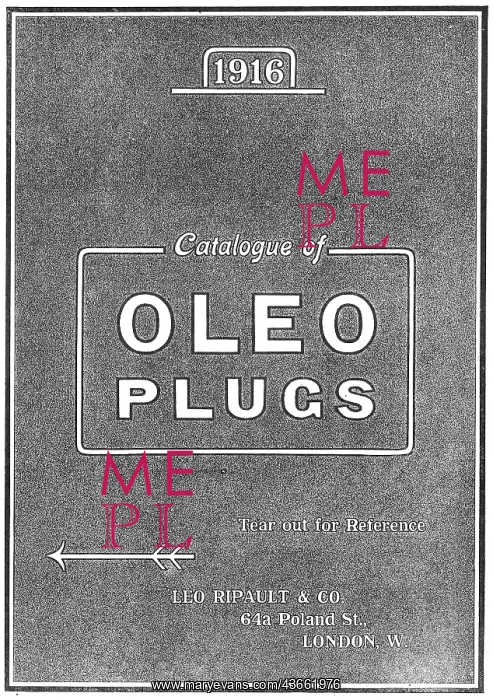 : Oleo Spark Plugs Catalogue Cover 2 : Oleo Spark Plugs Catalogue Cover 2