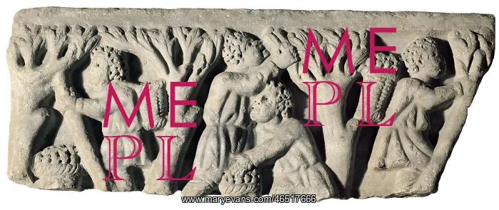 : Olive harvest. Fragment of bas relief. Late 3rd : Olive harvest. Fragment of bas relief. Late 3rd