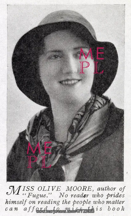 : Olive Moore - Constance Edith Vaughan - English writer : Olive Moore - Constance Edith Vaughan - English writer