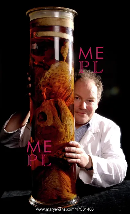 : Oliver Crimmen with fish specimen : Oliver Crimmen with fish specimen