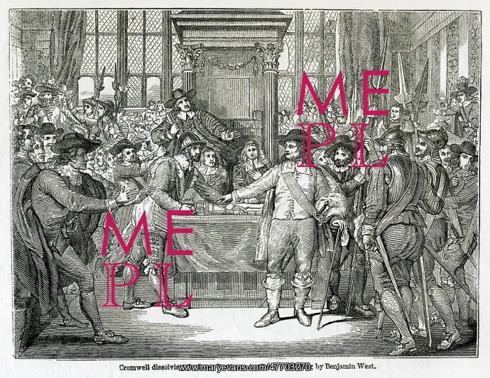 : Oliver cromwell dissolving Parliament : Oliver cromwell dissolving Parliament