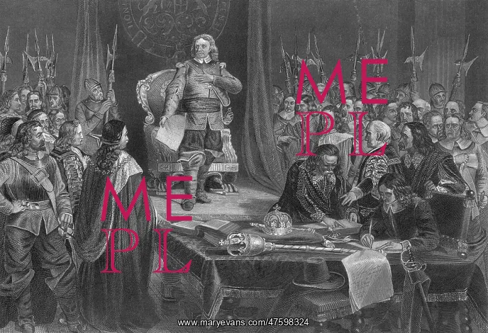 : Oliver Cromwell Refusing the Crown of England : Oliver Cromwell Refusing the Crown of England