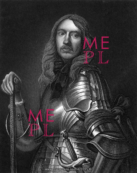 : OLIVER CROMWELL, after Van Dyck : OLIVER CROMWELL, after Van Dyck