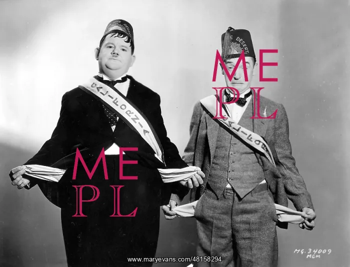 : Oliver Hardy and Stan Laurel in Sons of the Desert, 1933 : Oliver Hardy and Stan Laurel in Sons of the Desert, 1933