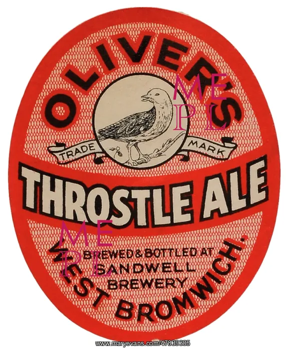 : Oliver's Throstle Ale : Oliver's Throstle Ale