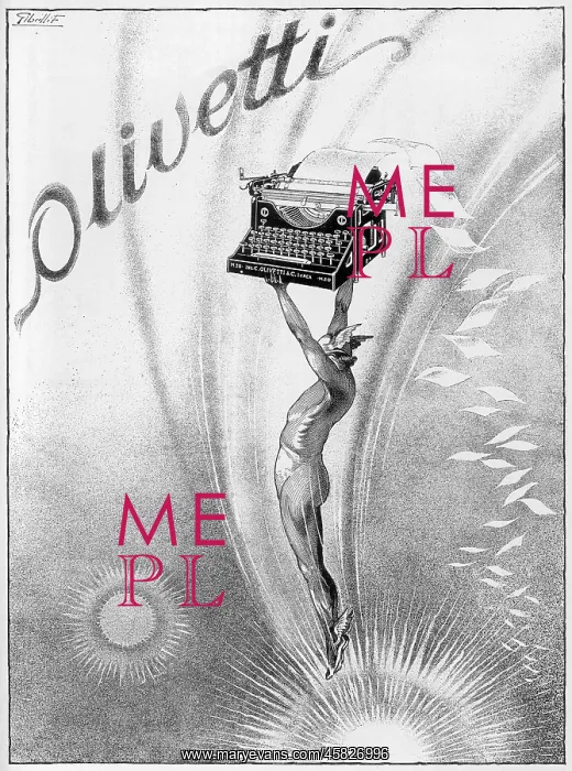 : OLIVETTI ADVERT 1928 : OLIVETTI ADVERT 1928