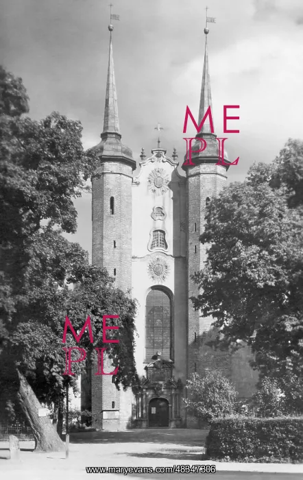 : The Oliwa Cathedral at Danzig, 1936 : The Oliwa Cathedral at Danzig, 1936