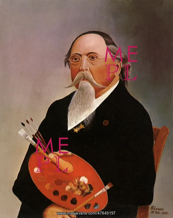  : Olof Krans, Self Portrait