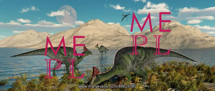 : Olorotitan duckbilled dinosaurs grazing : Olorotitan duckbilled dinosaurs grazing