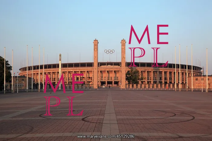 : Olympiastadion, Berlin, Germany : Olympiastadion, Berlin, Germany