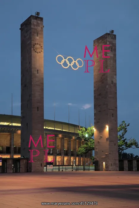 : Olympiastadion, Berlin, Germany : Olympiastadion, Berlin, Germany