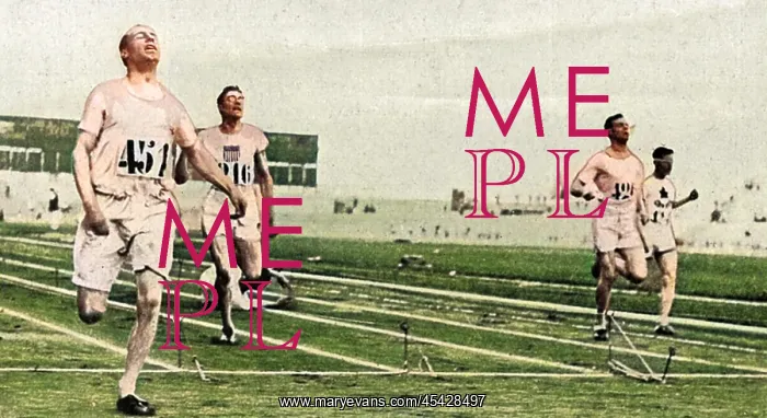 : Olympic 400m race finish 1924, Eric Liddell : Olympic 400m race finish 1924, Eric Liddell