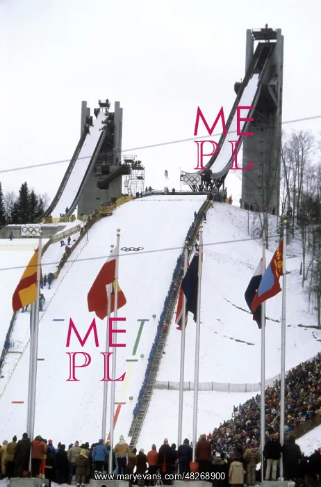 : Olympic ski jumping complex in Lake Placid, 1980 : Olympic ski jumping complex in Lake Placid, 1980
