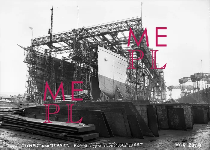 : Olympic and Titanic, Harland and Wolff's, Belfast : Olympic and Titanic, Harland and Wolff's, Belfast