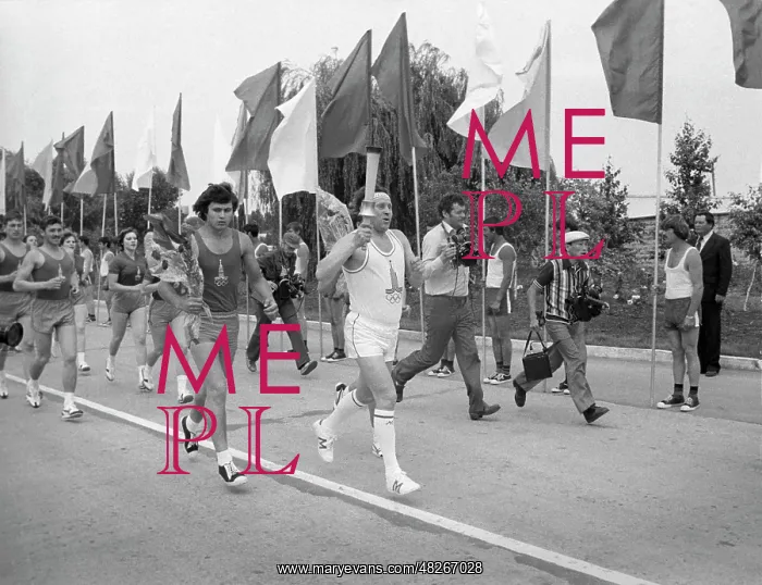 : Olympic torch relay, 1980 : Olympic torch relay, 1980