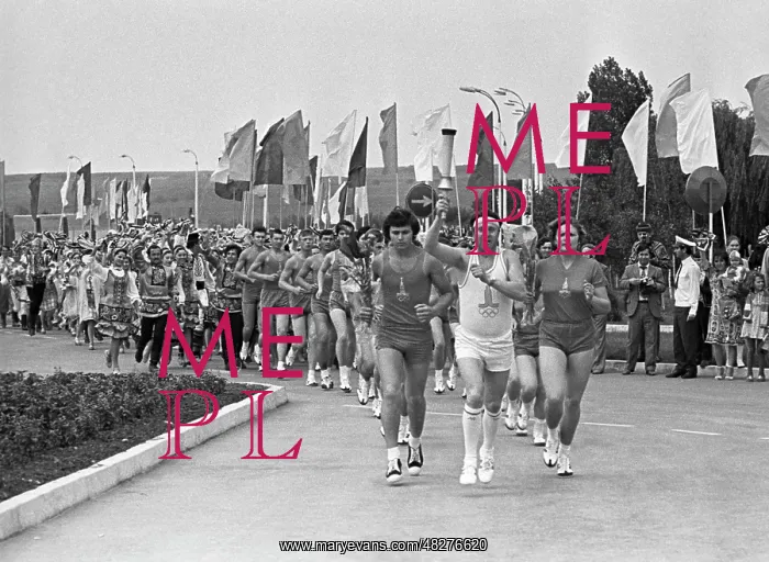 : Olympic torch relay, 1980 : Olympic torch relay, 1980