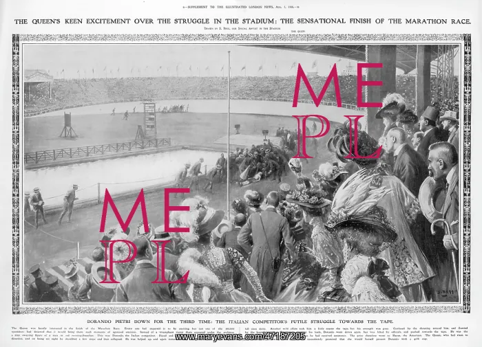 : OLYMPICS / 1908 / MARATHON : OLYMPICS / 1908 / MARATHON