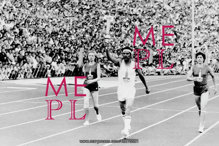 : Olympics torch relay, 1980 : Olympics torch relay, 1980