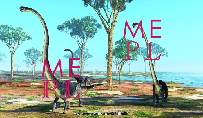 : Omeisaurus dinosaurs roaming a prehistoric environment : Omeisaurus dinosaurs roaming a prehistoric environment