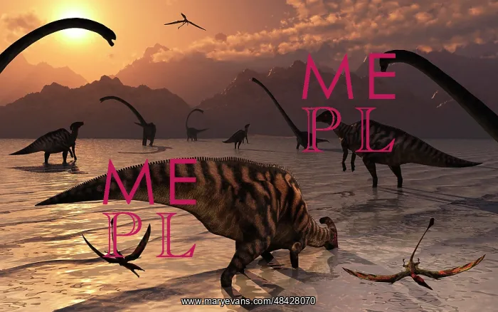 : Omeisaurus and Parasaurolphus dinosaurs gather together : Omeisaurus and Parasaurolphus dinosaurs gather together