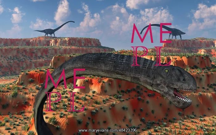  : Omeisaurus sauropod dinosaurs from the Jurassic Era