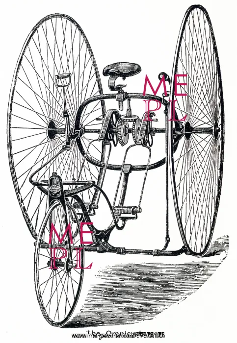  : Omnicycle. Early tricycle, the omnicycle