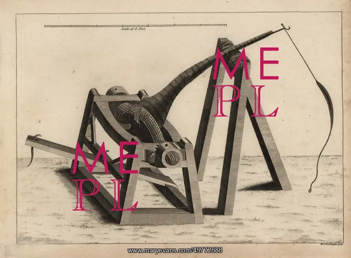 : Onager, a type of catapult to project stones : Onager, a type of catapult to project stones