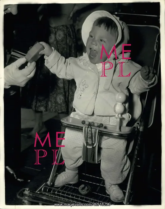 : One-year old daughter of Tony Curtis, film star, London : One-year old daughter of Tony Curtis, film star, London