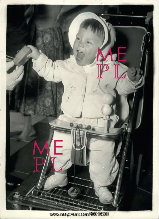 : One-year old daughter of Tony Curtis, film star, London : One-year old daughter of Tony Curtis, film star, London