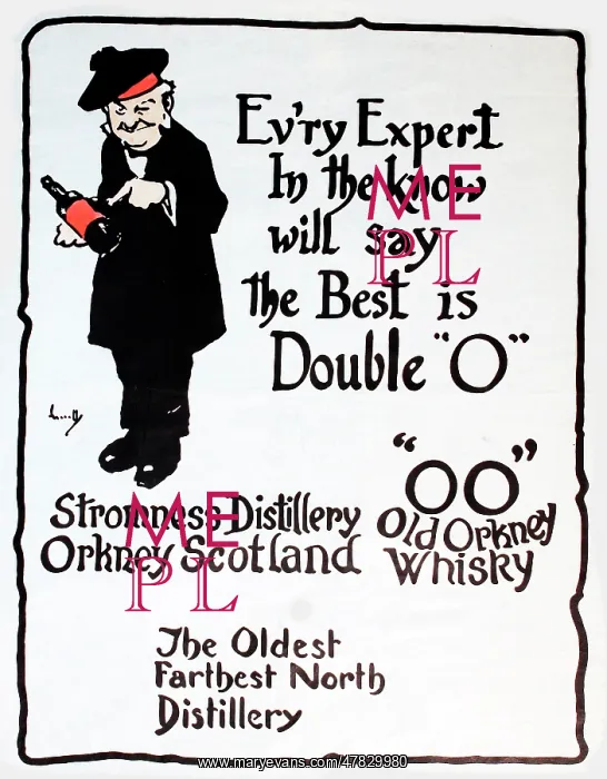 : OO Old Orkney Whisky - Stromness Distillery : OO Old Orkney Whisky - Stromness Distillery