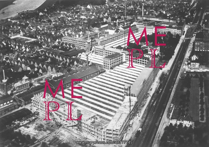 : The Opel plant in Ruesselsheim, around 1930 : The Opel plant in Ruesselsheim, around 1930