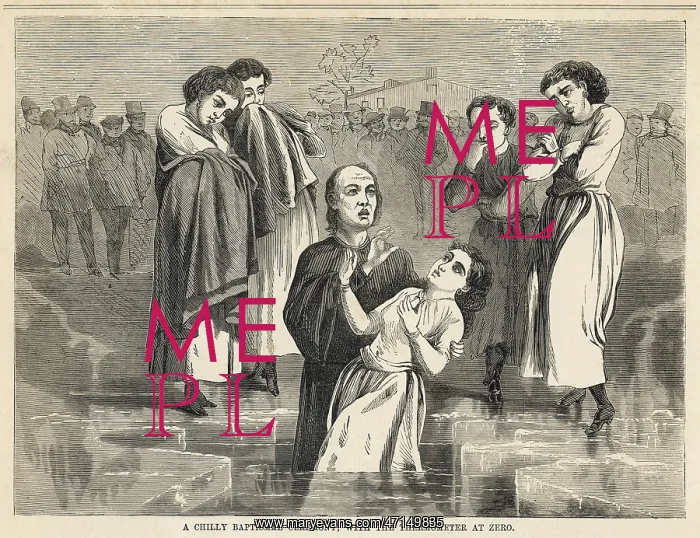 : Open air baptism in the western USA : Open air baptism in the western USA