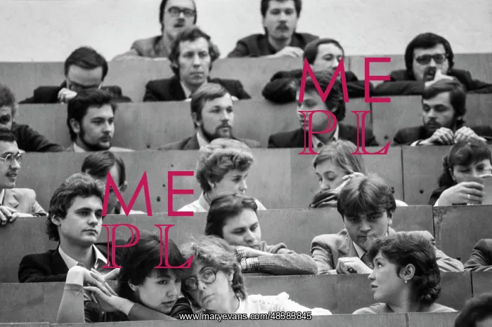 : Open day. USSR. March 1, 1984. Six year students of the Micro Devices : Open day. USSR. March 1, 1984. Six year students of the Micro Devices